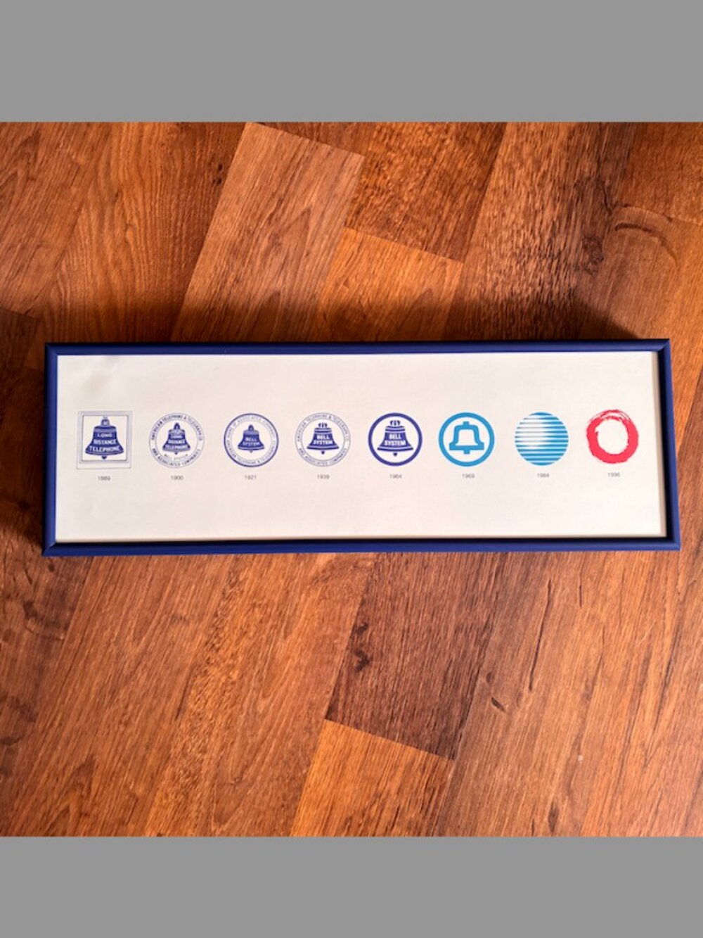Framed Bell Logos 1889-1996